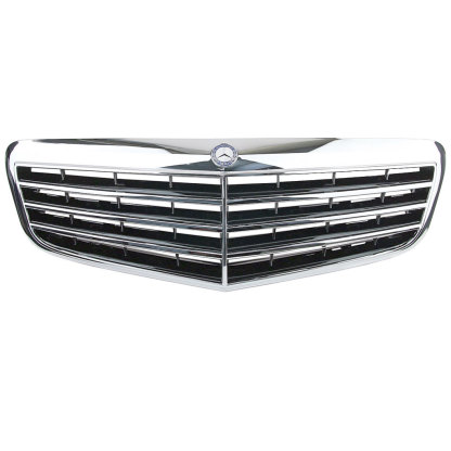 AMG Style Grill For Mercedes Benz W212 E-Class E550 E350 E63 2010-2013 Grille W/Emblem