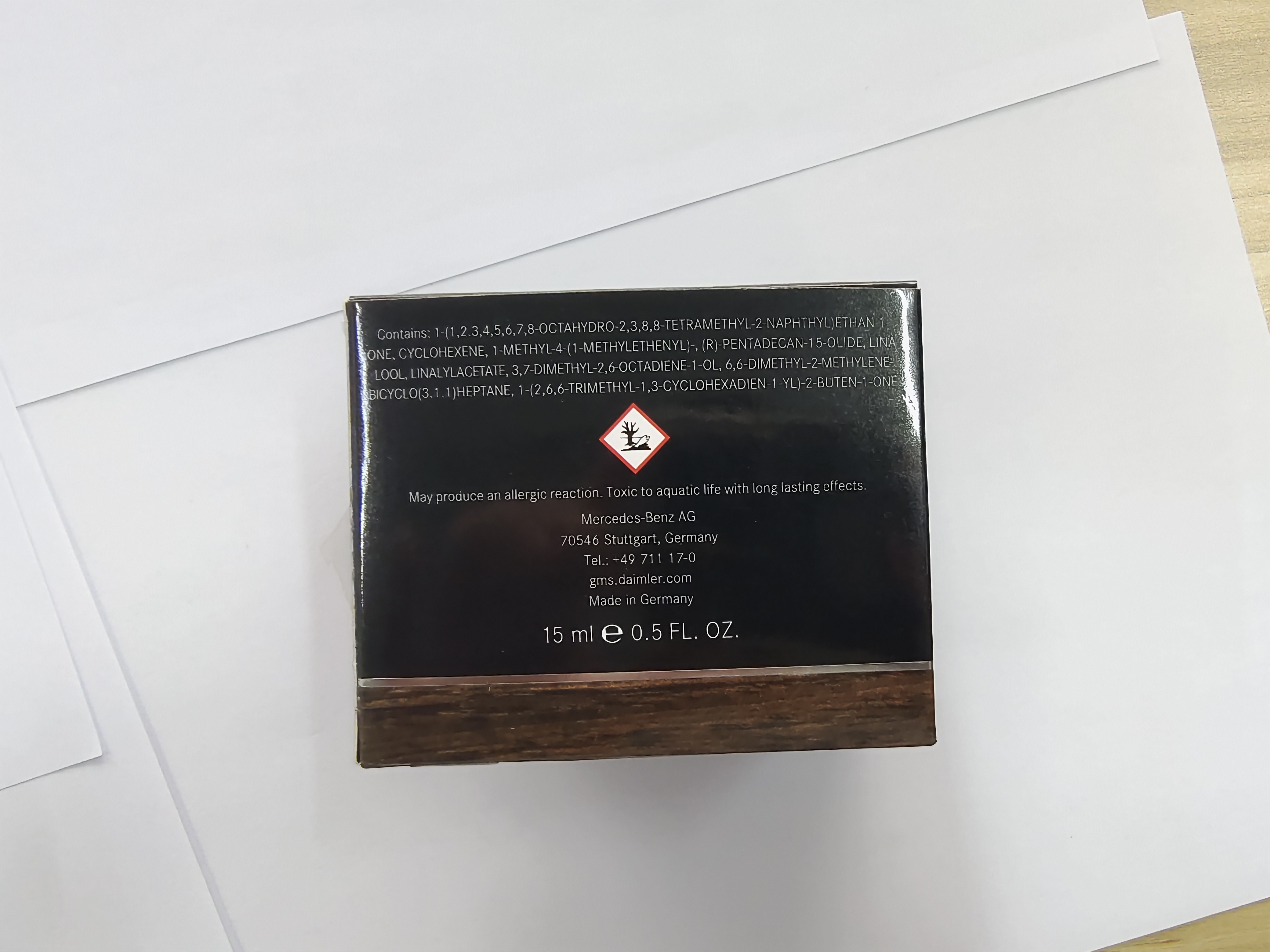 Mercedes-Benz Air Balance MAYBACH No.8 MOOD Interior Perfume Fragrance Bottle