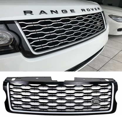 Front Upper Facelift Grill w/Emblem For Range Rover L405 Vogue 2013 2014 2015 2016 2017 Grille