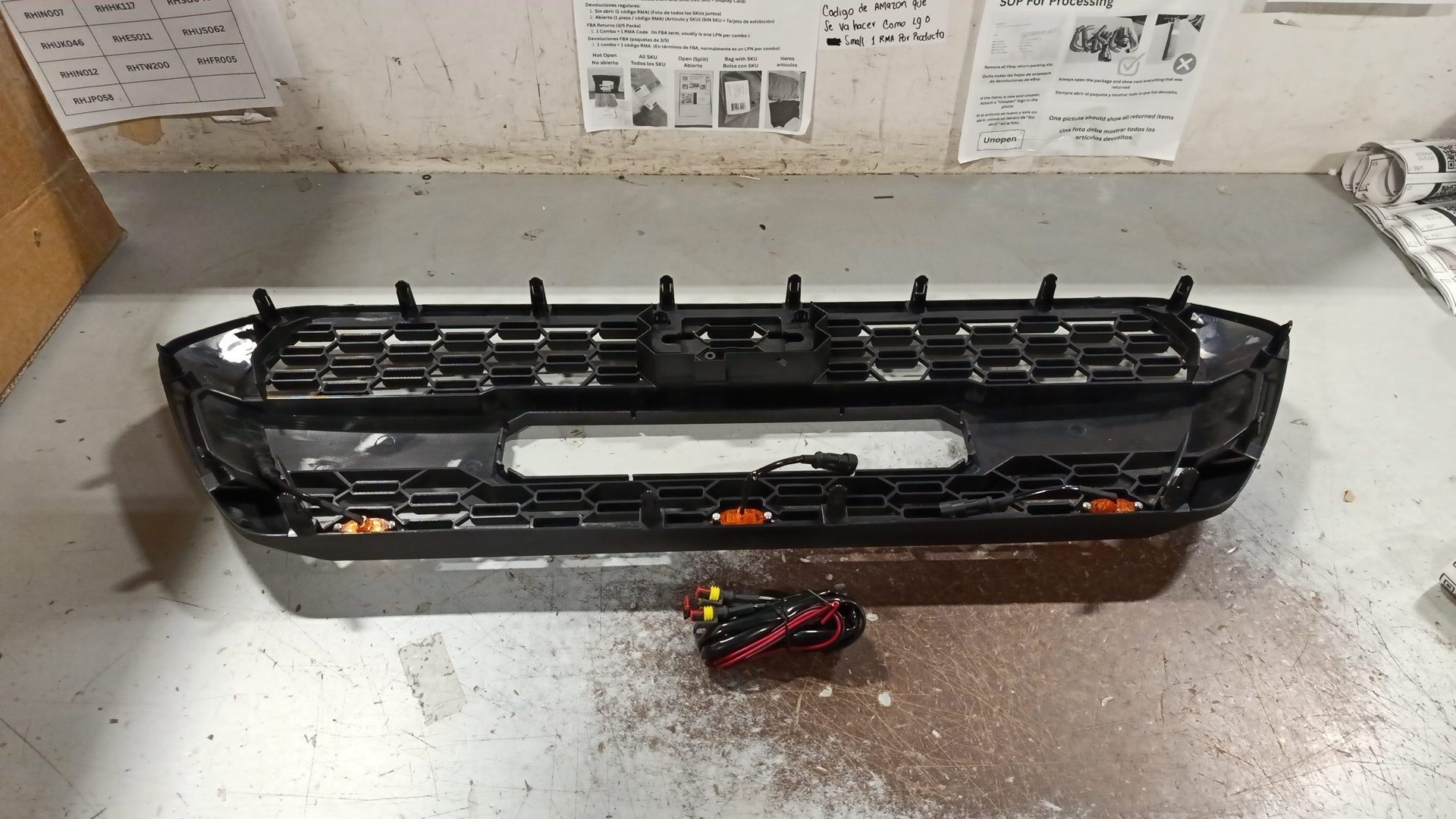 Used, Front Grill with Light For 2016-2023 Toyota Tacoma