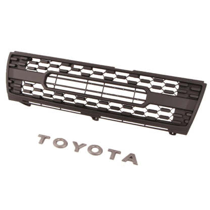 Front Grille For Tacoma 1997-2000 Grill Bumper Mesh w/Letter Matte Black