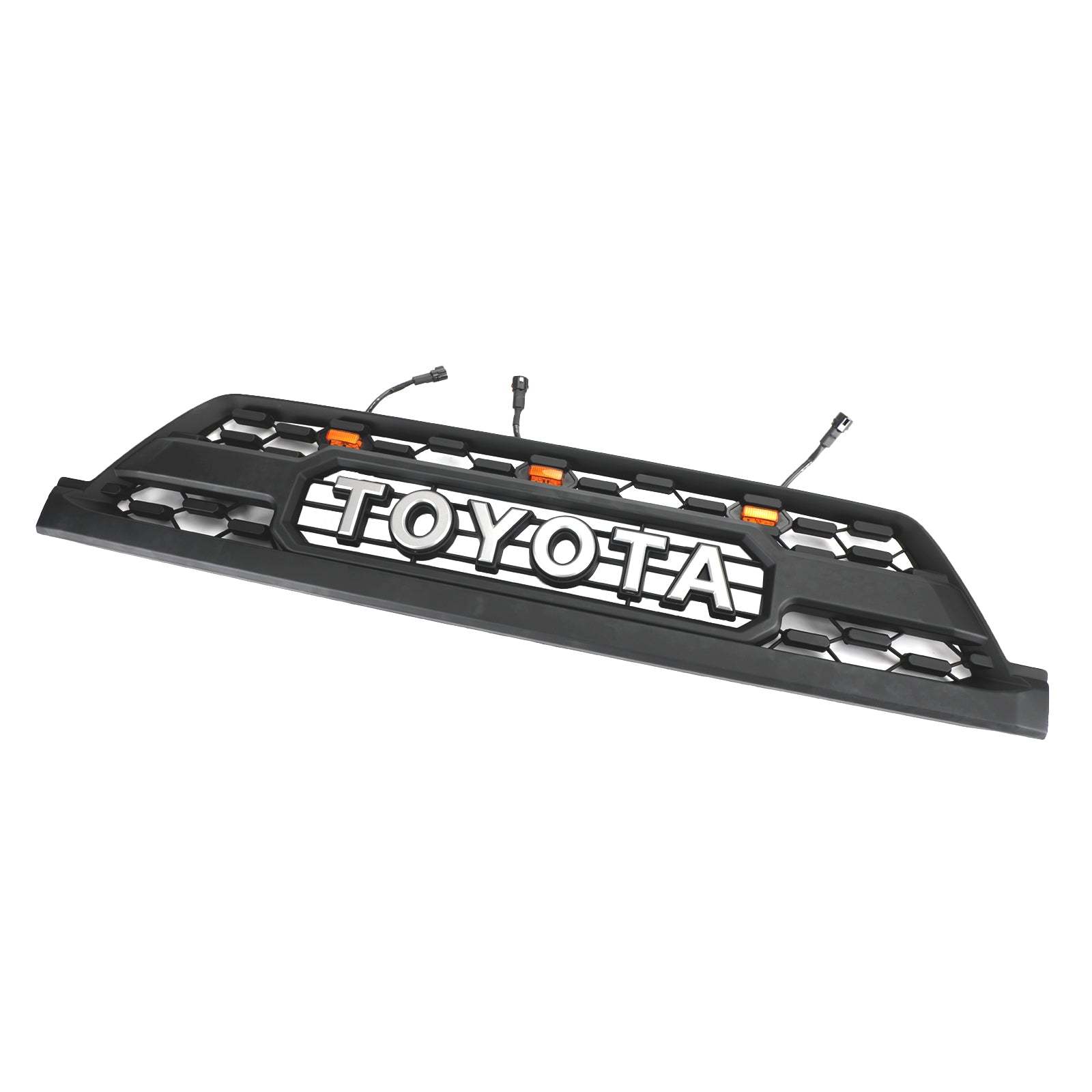 Black Front Grille For Toyota 4Runner 2003-2005 Grill w/Light w/Letter