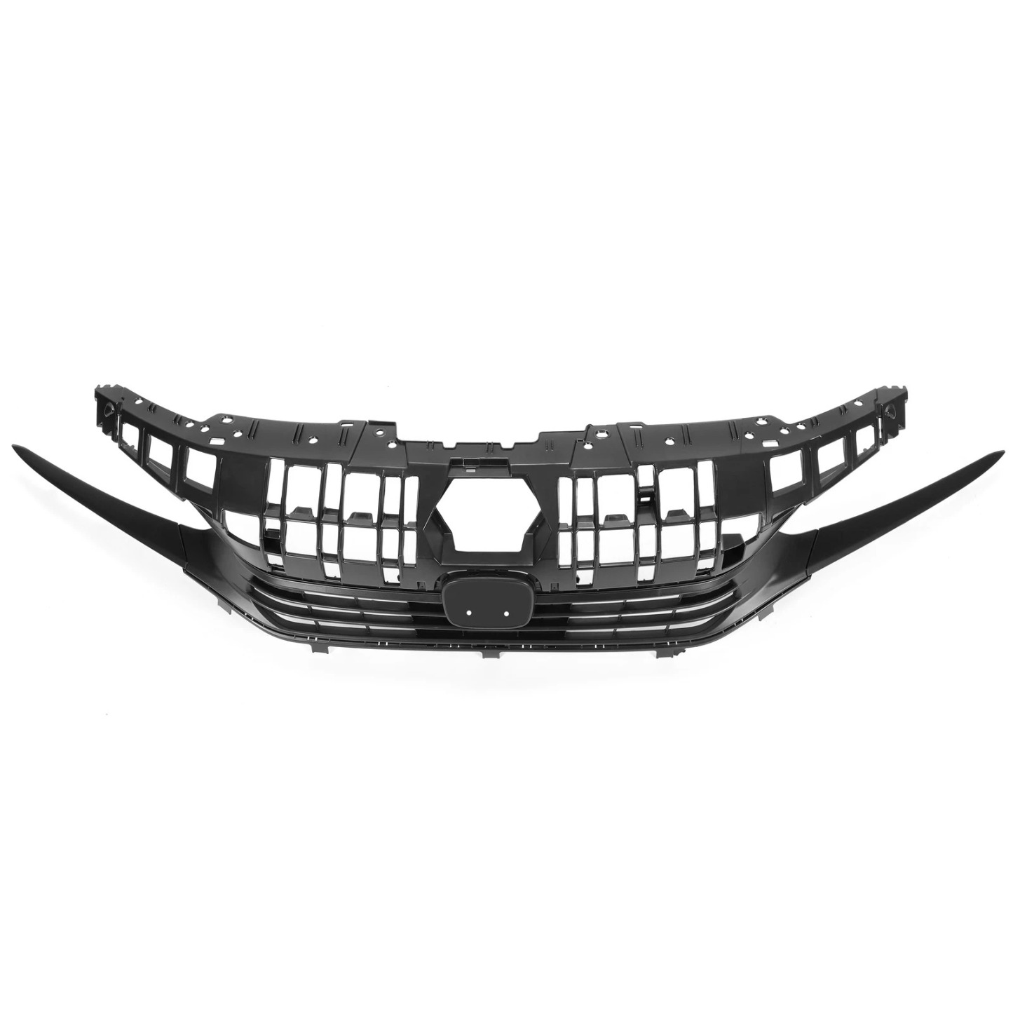 Fits 2022 2023 Honda Civic Sedan 4D Front Bumper Upper Center Grille Black Grill