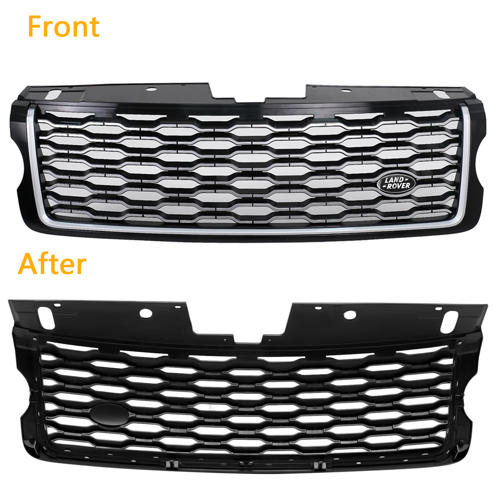 Front Upper Facelift Grill w/Emblem For Range Rover L405 Vogue 2013 2014 2015 2016 2017 Grille