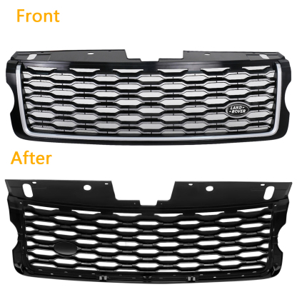 Front Upper Facelift Grill w/Emblem For Range Rover L405 Vogue 2013 2014 2015 2016 2017 Grille