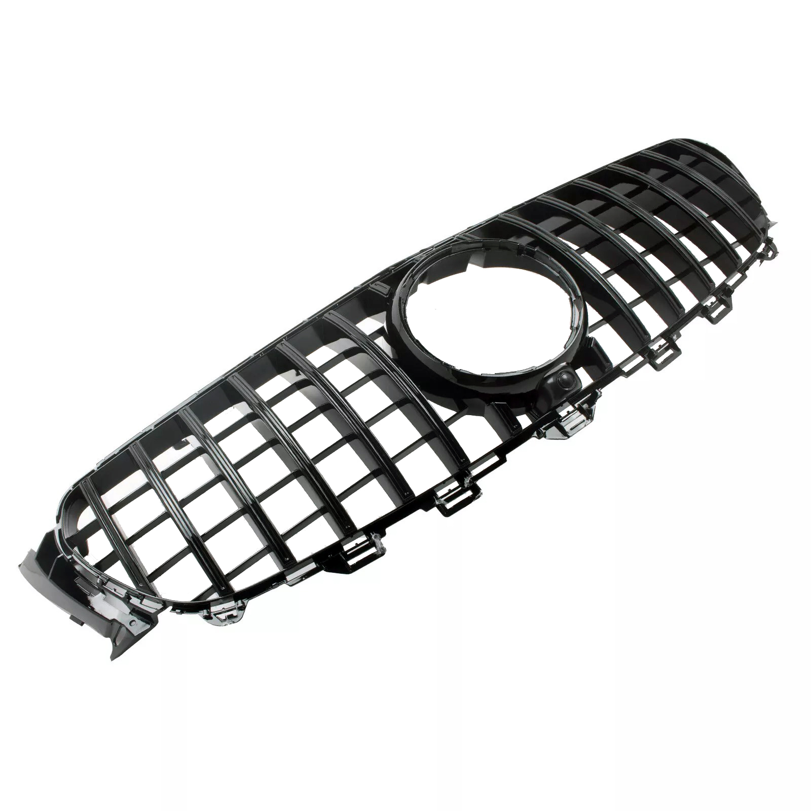GT Style Grille Gloss Black For 2016-2020 Mercedes W213 E CLASS E200 E300 E350 E43 AMG