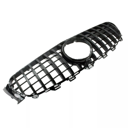 GT Style Grille Gloss Black For 2016-2020 Mercedes W213 E CLASS E200 E300 E350 E43 AMG