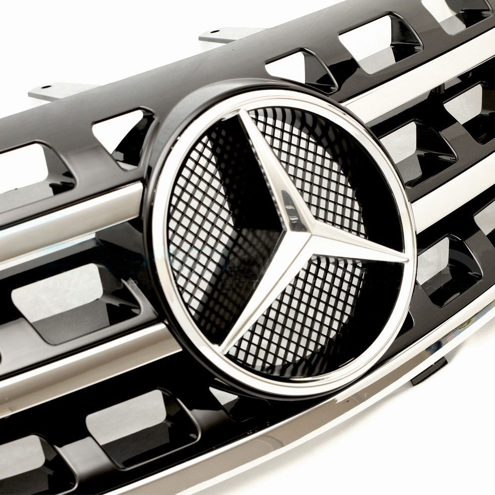 ]For Mercedes Benz W164 ML320 ML350 ML550 Grill 2005-2008 Front Grille W/Emblem