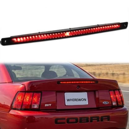 For 2003-2004 Ford Mustang Cobra Smoke LED Rear Third 3rd Brake Light Lamp