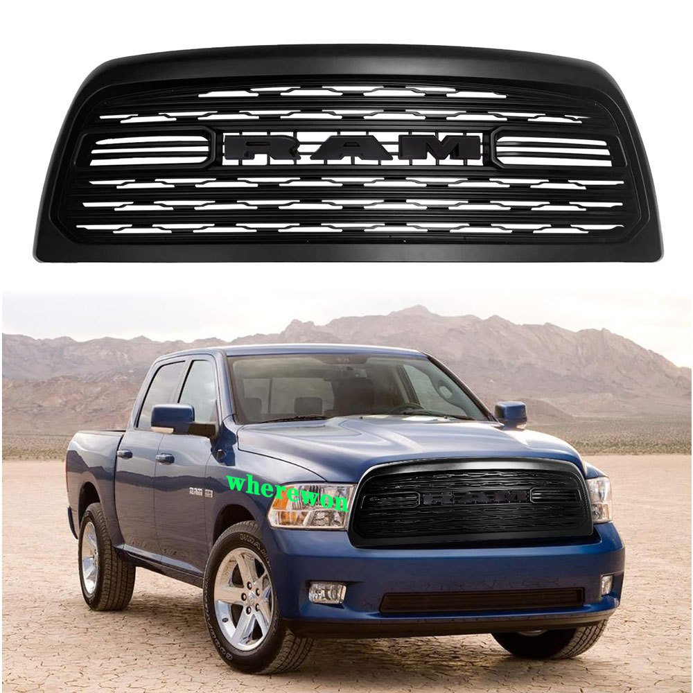 Front Grill For 2009-2012 Dodge Ram 1500 LTD Style Grille with Letters