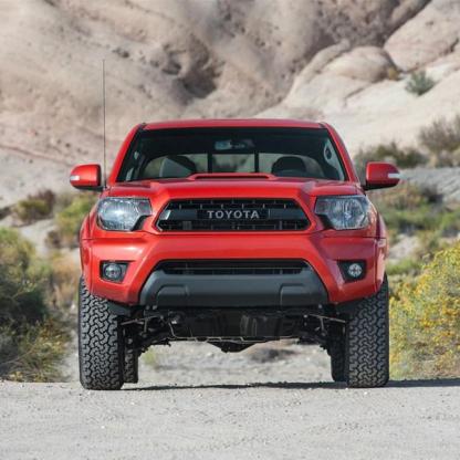 Front Grille For Toyota Tacoma 2012-2015 Grill Mesh with Letter Matte Black