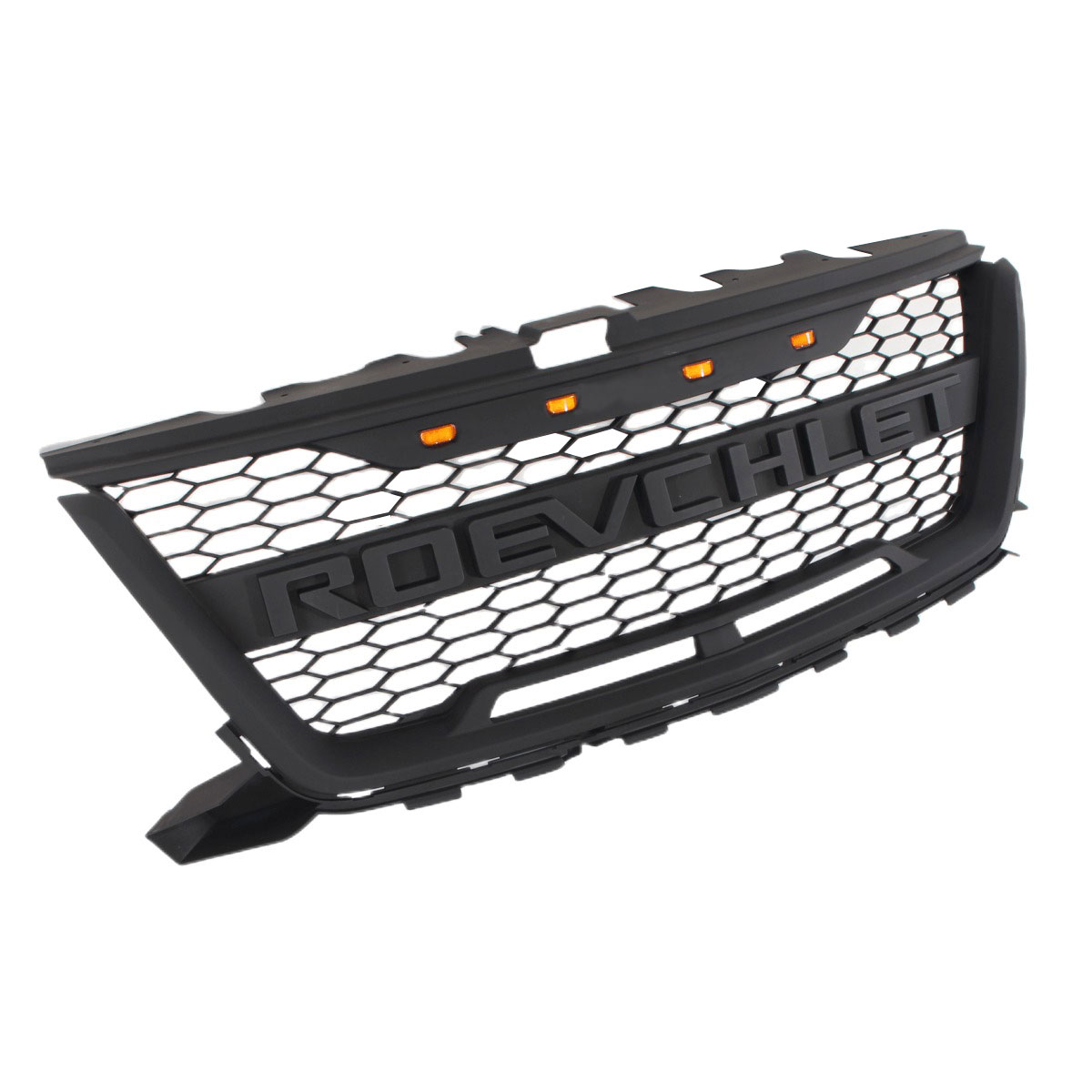Front Grille For Chevrolet Colorado Z71 WT LT 2015-2020 Upper Grill with LED Light