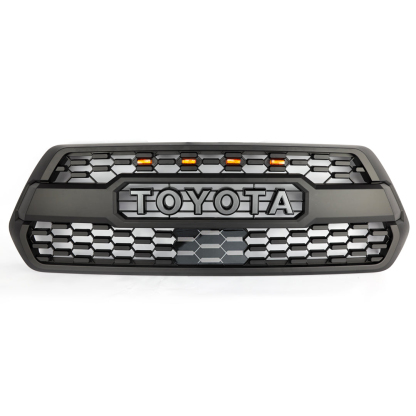 Front Grill For 2016-2023 Toyota Tacoma TRD Pro Grille With LED Lights