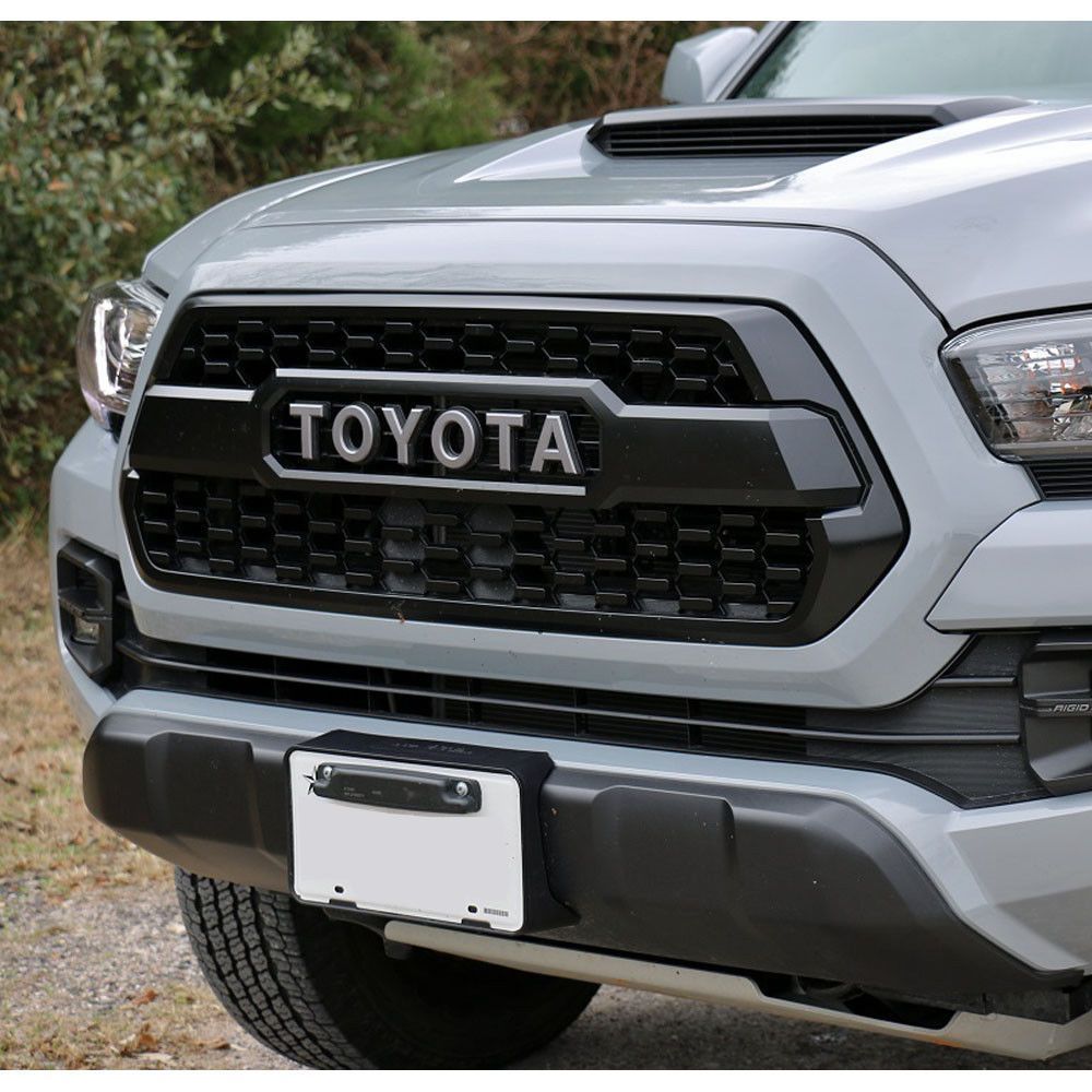 For 2016-2022 Toyota Tacoma Trd Pro Front Grill Matte Black Grille With Letter