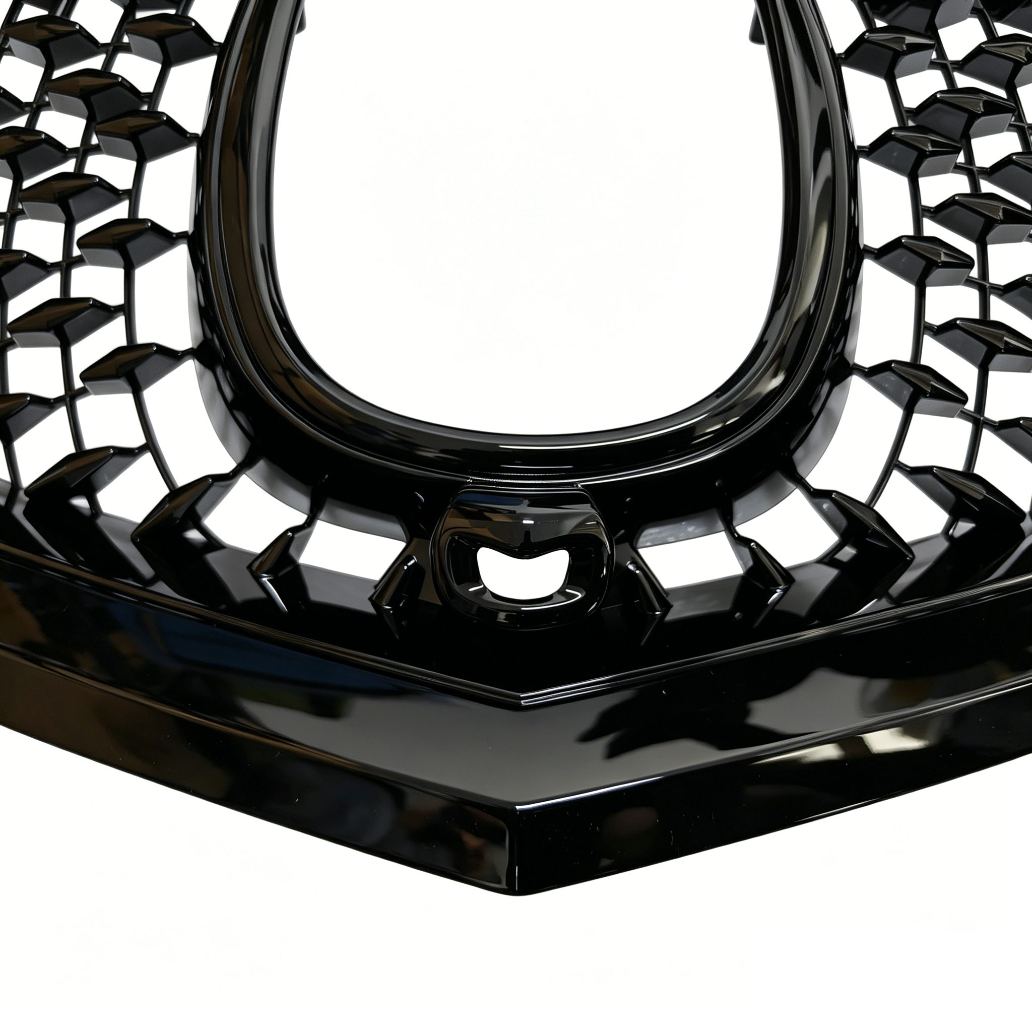 For 2017 2018 2019 2020 Acura MDX Grill Front Grille Gloss Black