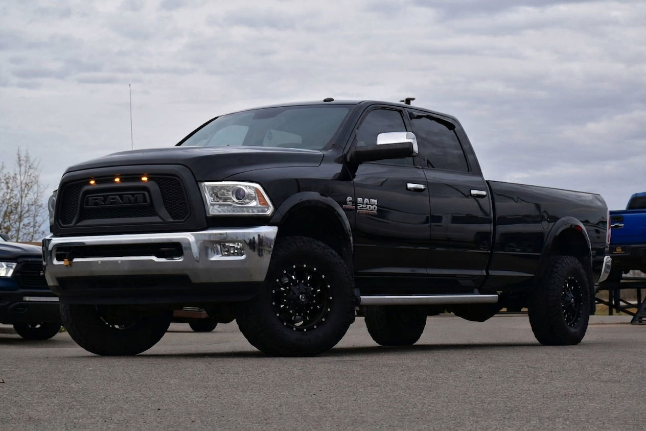 For 2013-2018 Dodge Ram 2500 3500 Front Grille Rebel Style Grill W/ LED Light