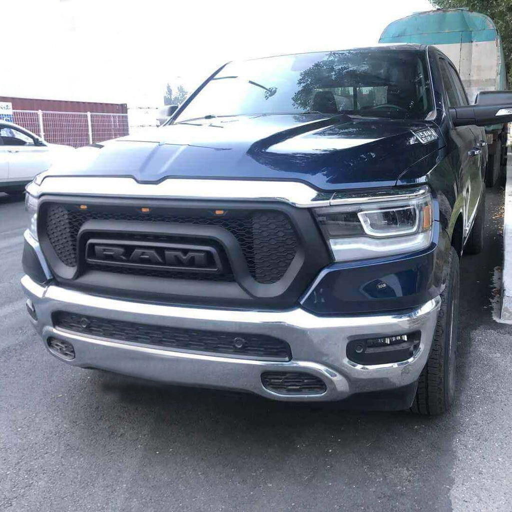 Rebel Style Grill For 2019 2020 2021 Dodge Ram 1500 Grille w/ Letter