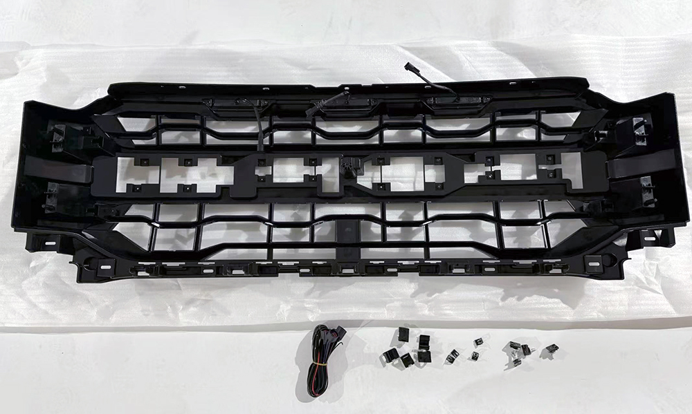 2024 Raptor Look Grille For 2021-2023 F150 Front Grill Hood With Letter Light