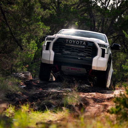 Front Grille For 2022-2023 Toyota Tundra Trd Pro Grill W/ Light & Letter