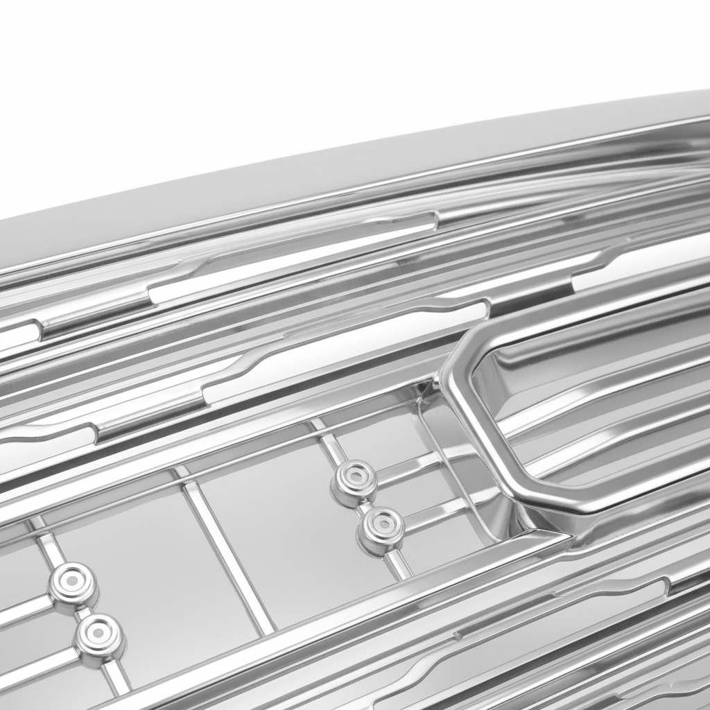 Chrome Front Grill For 2006-2008 Dodge Ram 1500 Grille Limited Style Mesh with Letter