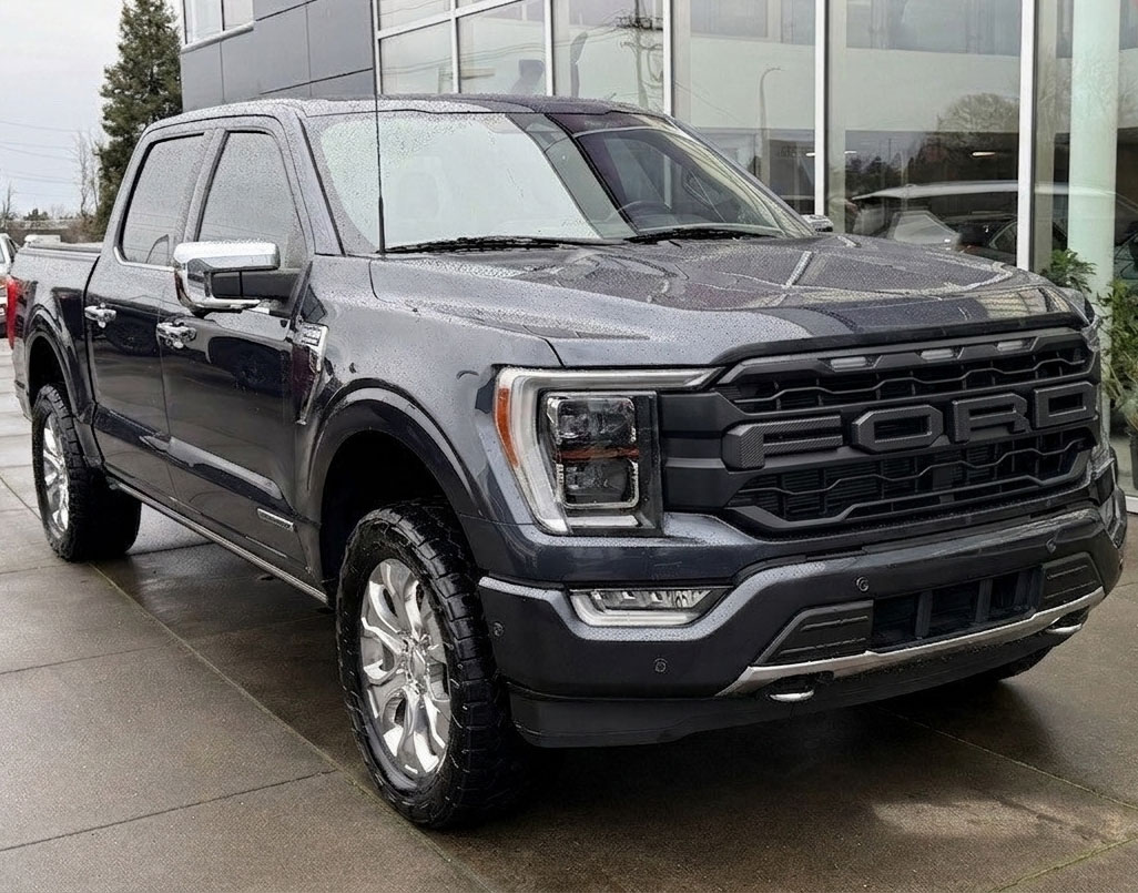 For 2021-2023 Ford F150 Front Grill Upgraded 2024 Raptor Look Grille Hood Mesh With Letter & LED Light