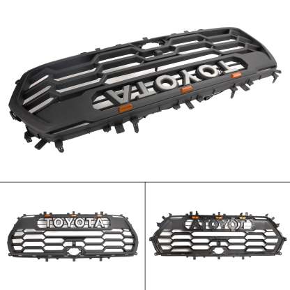 Toyota Sequoia Grill TRD 2022 2023 Front Grille With LED Lights Black