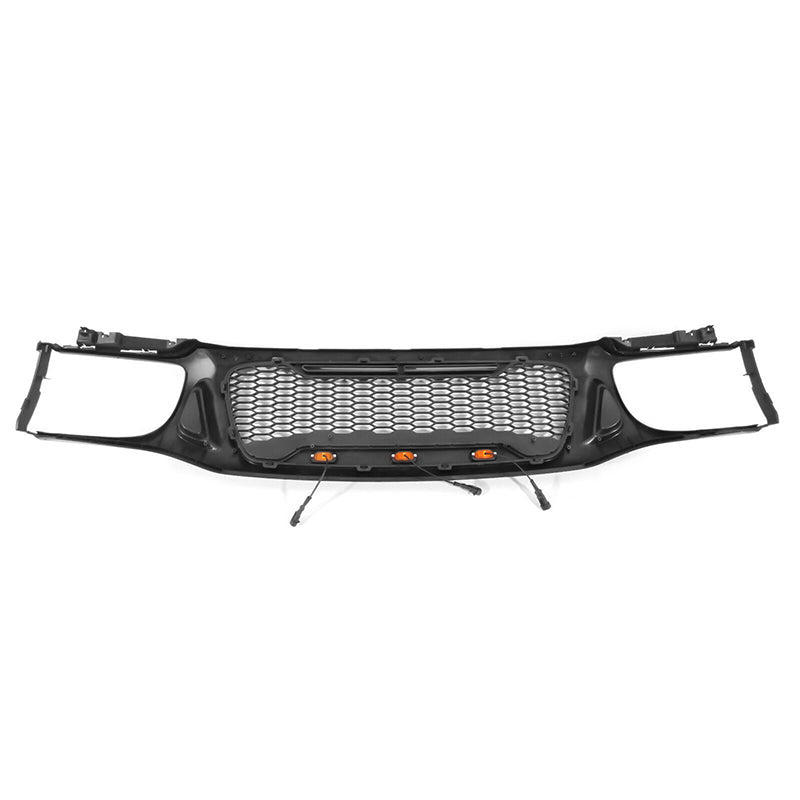[Copy]Front Grille For Tacoma 2001-2004 Grill Bumper Mesh w/LED Lights Matte Black