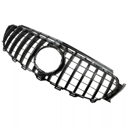 GT Style Grille Gloss Black For 2016-2020 Mercedes W213 E CLASS E200 E300 E350 E43 AMG