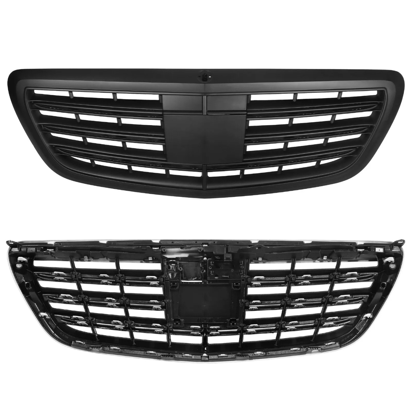 Grille For Mercedes Benz W222 S Class 2013-2020 S560 S450 S600 Grill Gloss Black