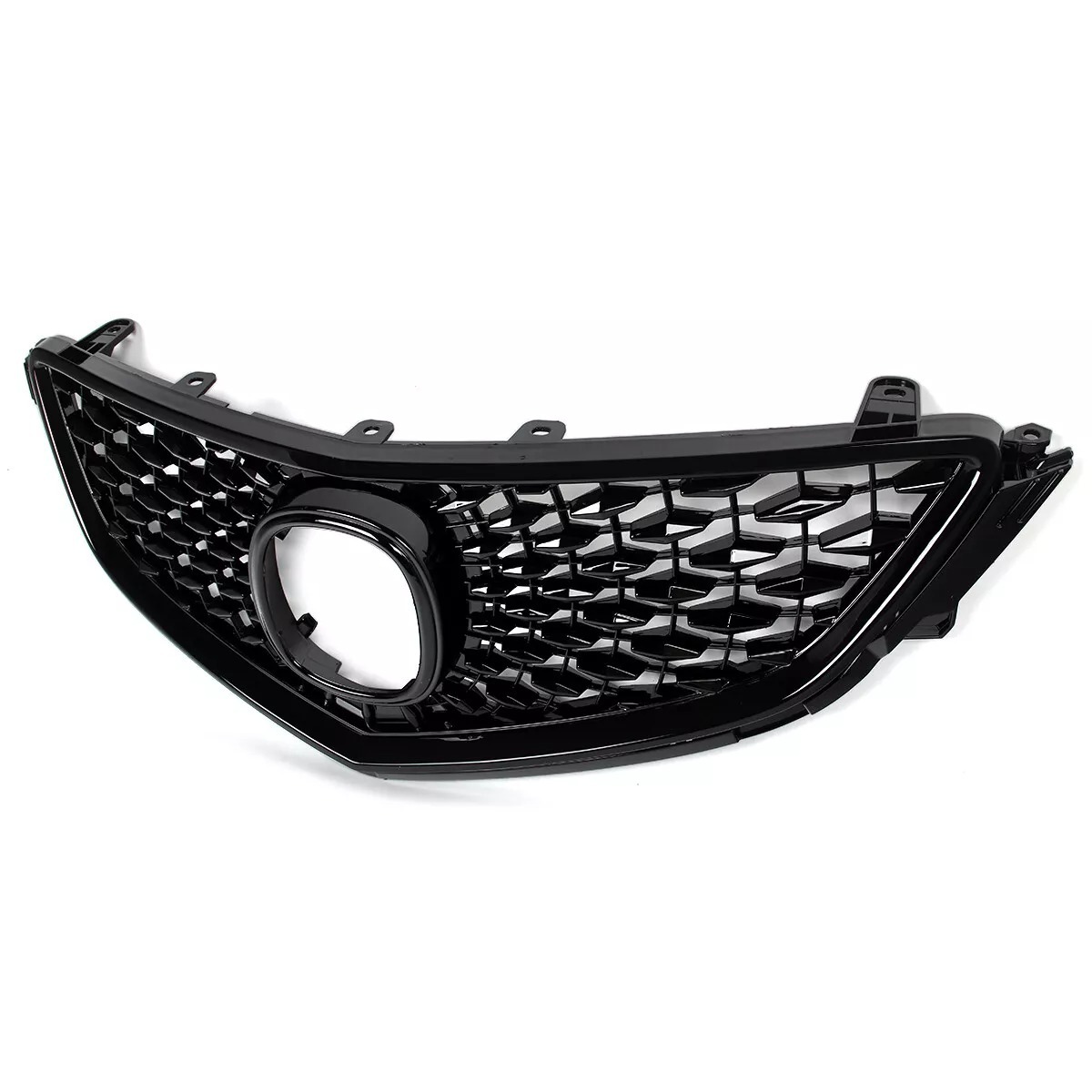 2018 Acura TLX Style Grill with Emblem For 2015-2017 Honda Acura TLX Glossy Black
