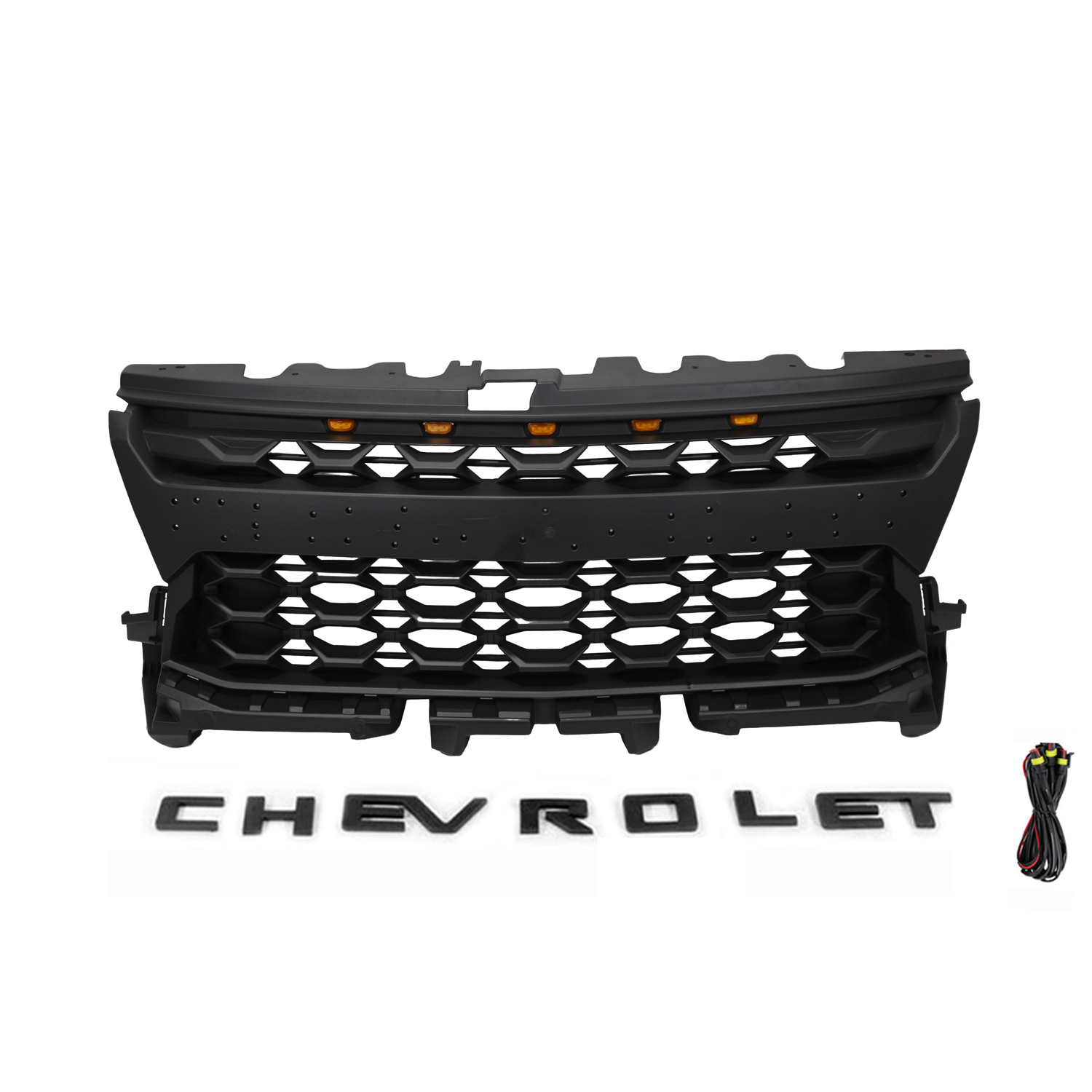 Grille For Chevrolet Chevy Colorado 2021 2022 Front Grill Mesh With Letters