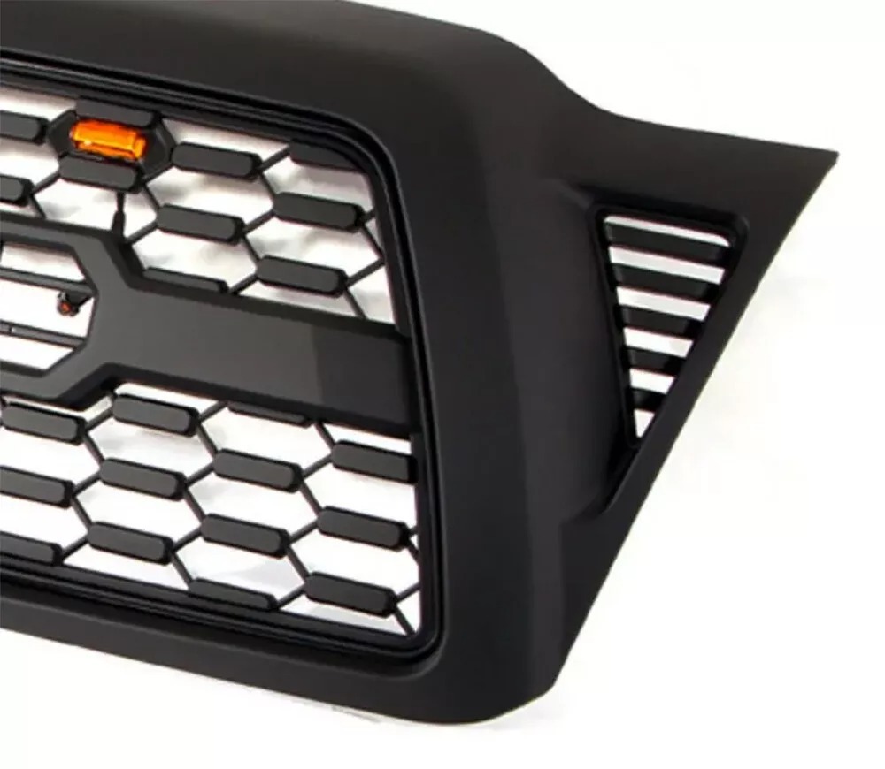 “Black Friday Sale” Matte Black Front Grill For 2005 2006 2007 2008 2009 2010 2011 Toyota Tacoma Upper Grille Mesh With LED Light