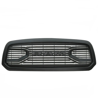 For Dodge Ram 1500 2013-2018 Big Horn StyleFront Grille with Letter Matte Black
