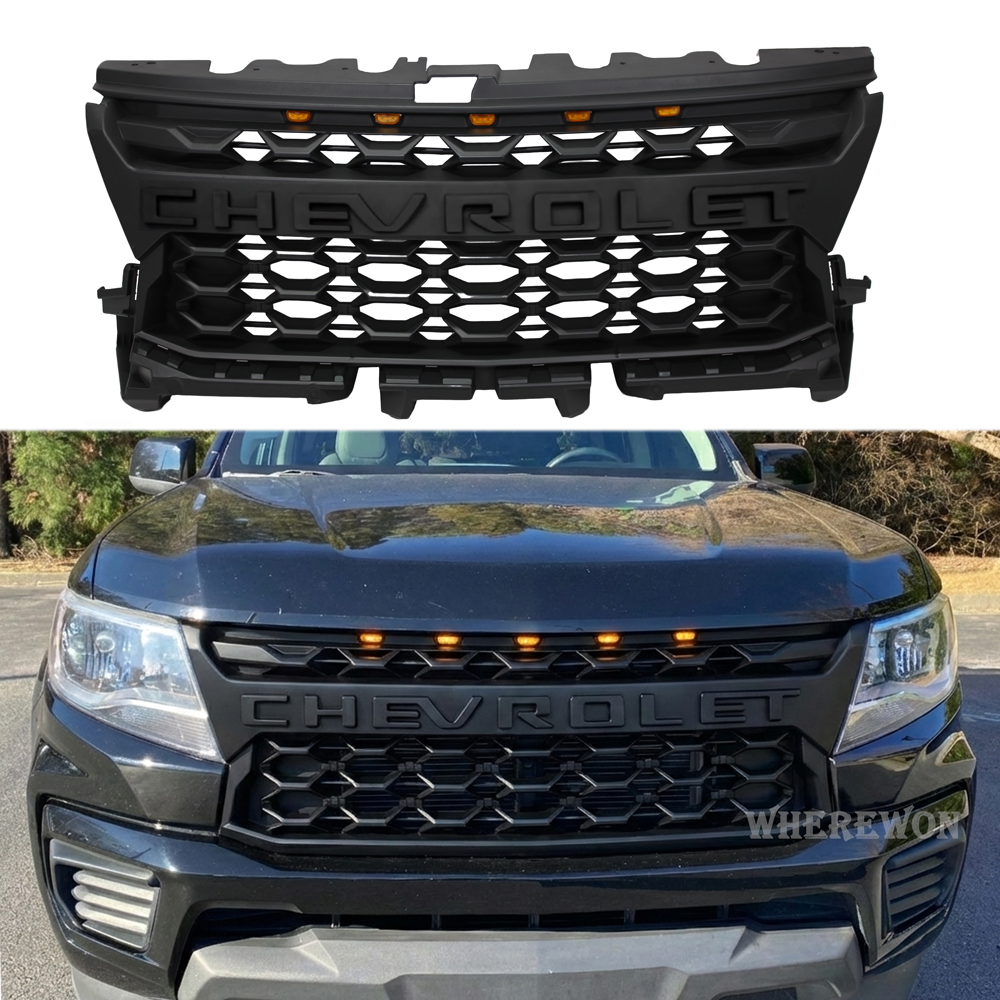 Grille For Chevrolet Chevy Colorado 2021 2022 Front Grill Mesh With Letters