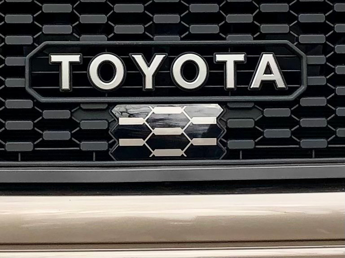 For Toyota Tundra 2007-2009 Grille Front Bumper Grill W/LED Light Matte Black