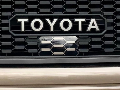 For Toyota Tundra 2007-2009 Grille Front Bumper Grill W/LED Light Matte Black