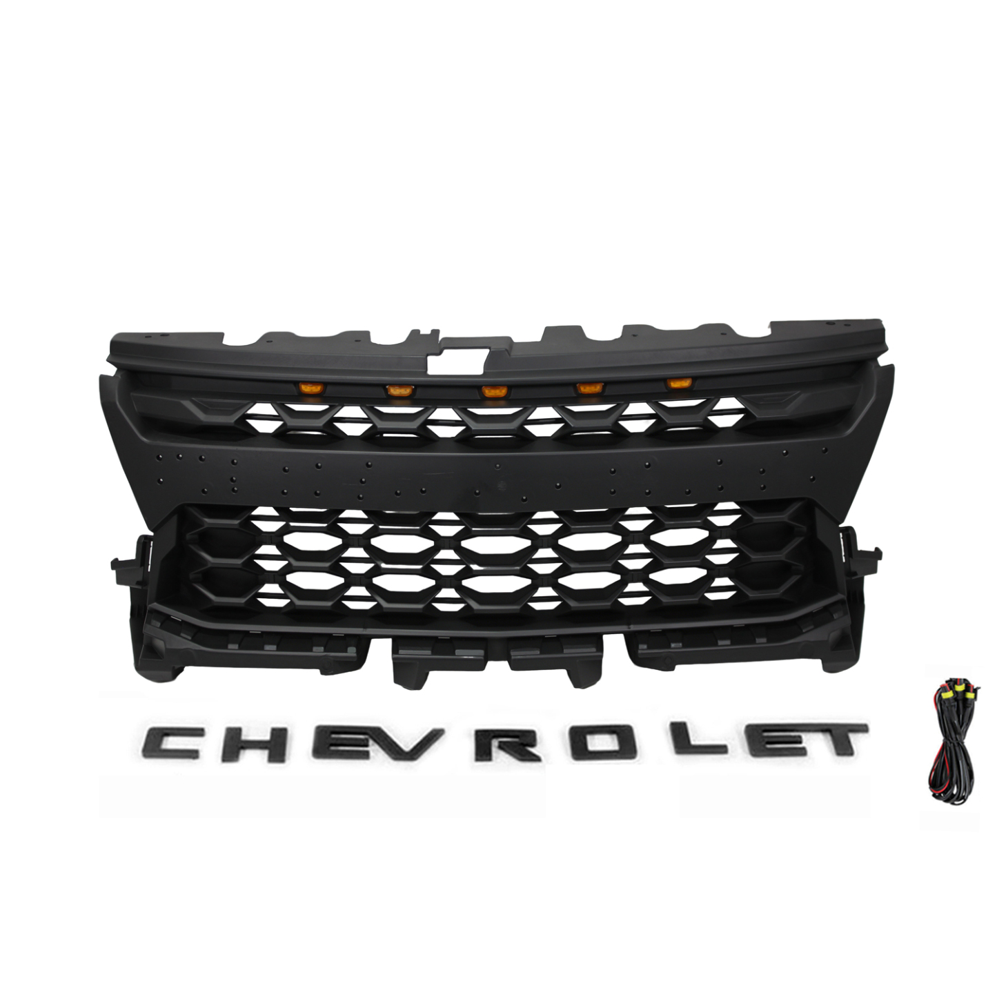 Grille For Chevrolet Chevy Colorado 2021 2022 Front Grill Mesh With Letters