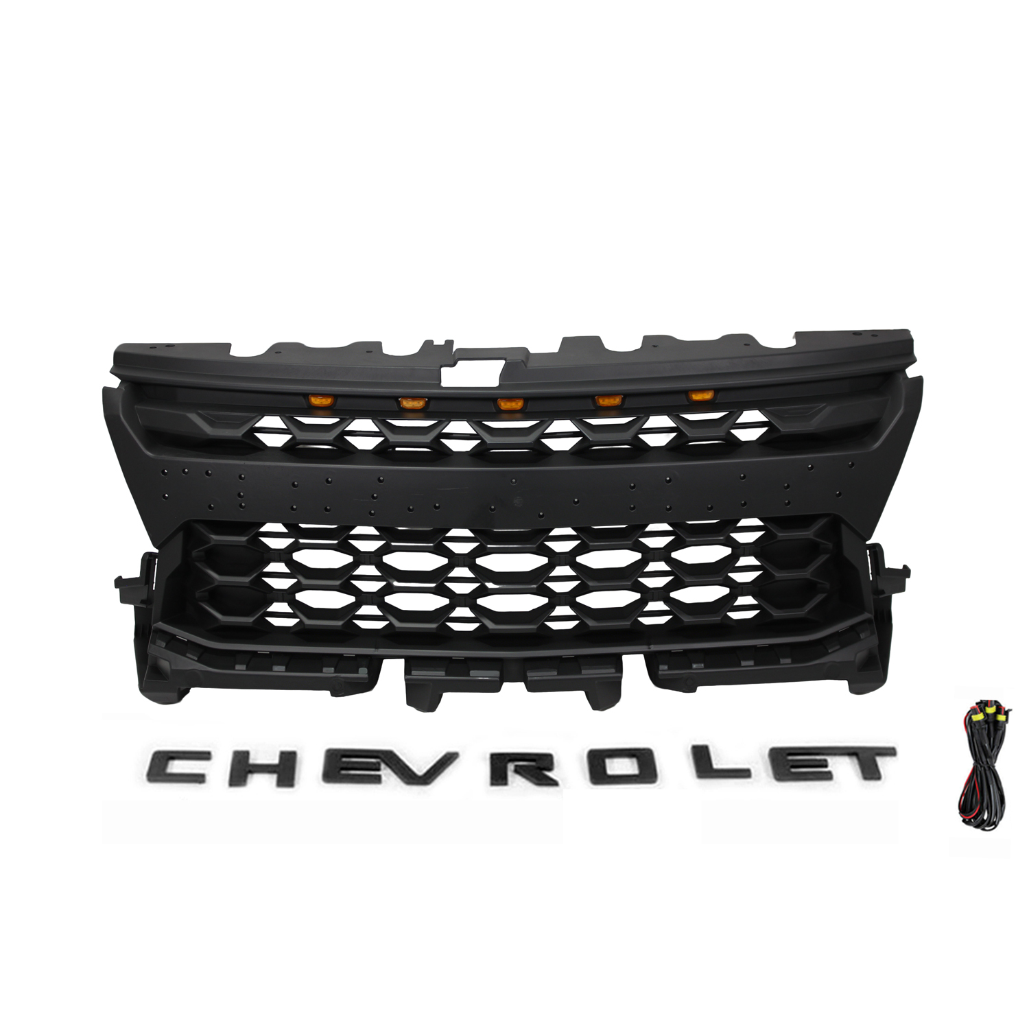 Grille For Chevrolet Chevy Colorado 2021 2022 Front Grill Mesh With Letters