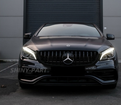 GT R Front Grill W/Emblem For Mercedes Benz W117 CLA Class CLA250 2013-2019