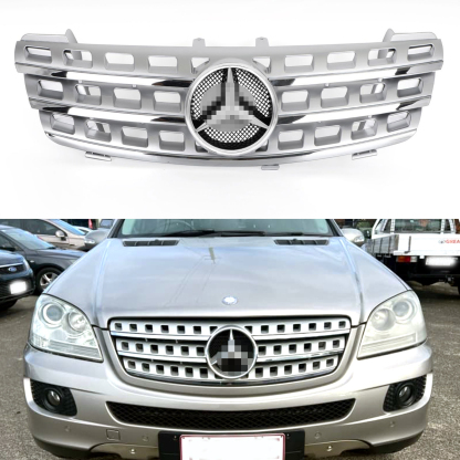 For 2005-2008 Mercedes Benz W164 ML320 ML350 ML550 Grill Front Grille W/Emblem