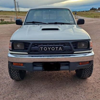 For 1995 1996 Toyota Tacoma Grill Trd Pro Style Front Grille With Letter Matte Black