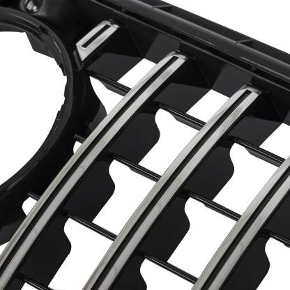 GT R Grille Fit Mercedes Benz W213 E-CLASS 2016-2020 W/ Camera Hole Black