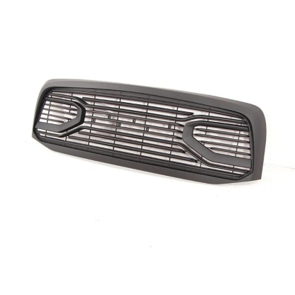 For 2006-2008 Dodge RAM 1500 2500 3500 Grill Big Horn Style Front Grille w/ Letters Matte Black