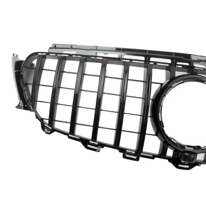 GT Style Grille Gloss Black For 2016-2020 Mercedes W213 E CLASS E200 E300 E350 E43 AMG