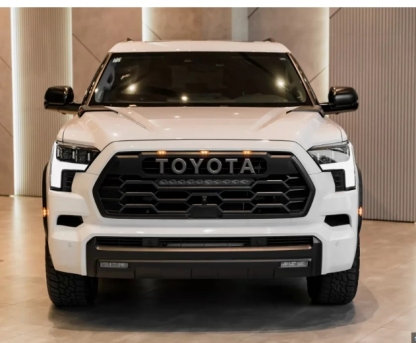 For 2023-2025 Toyota Sequoia Grill TRD PRO Front Grille With LED Light & Letter