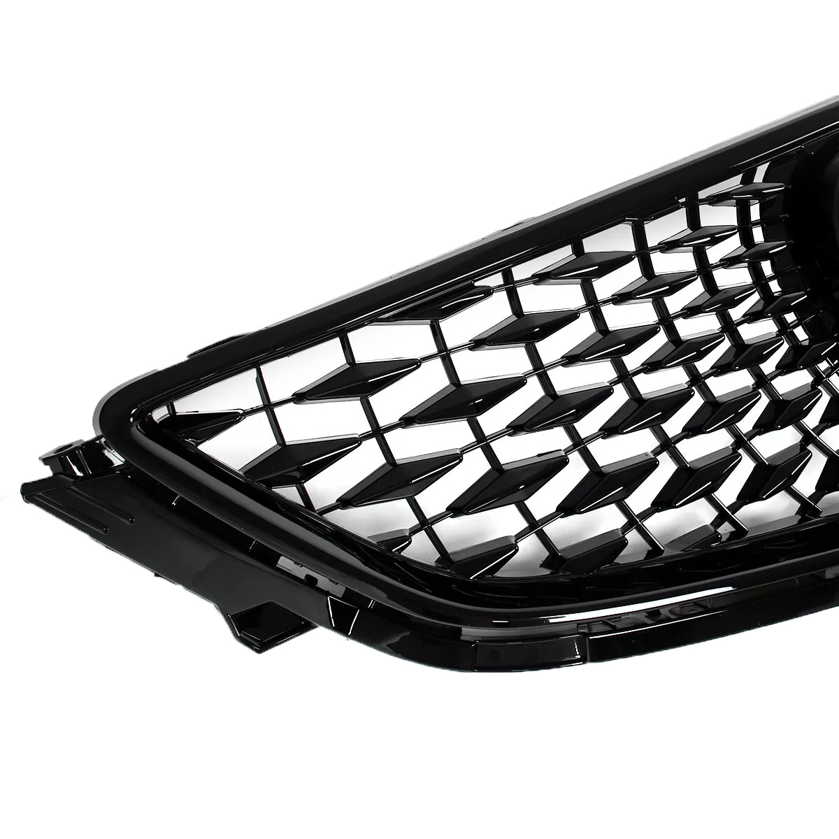 2018 Acura TLX Style Grill with Emblem For 2015-2017 Honda Acura TLX Glossy Black