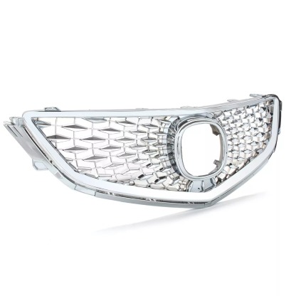  For 2015-2017 Honda Acura TLX Grille Chrome Upgrade 2018 Acura TLX Style Grill with Emblem