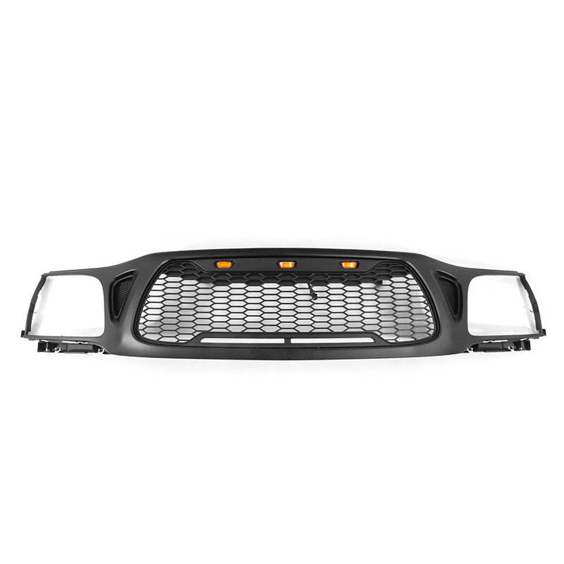 [Copy]Front Grille For Tacoma 2001-2004 Grill Bumper Mesh w/LED Lights Matte Black