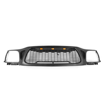 [Copy]Front Grille For Tacoma 2001-2004 Grill Bumper Mesh w/LED Lights Matte Black