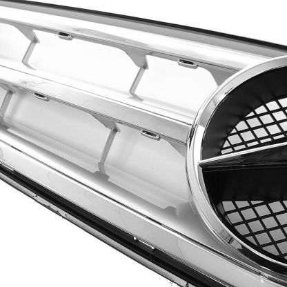 For Mercedes-Benz C Class W204 C250 C300 C350 Front Chrome Grille 2008-2014